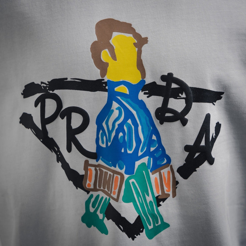 Pra 25ss print t-shirt