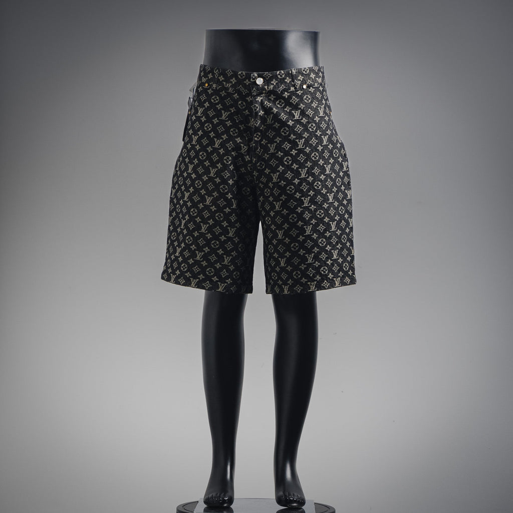 Louis 25ss jacquard denim short