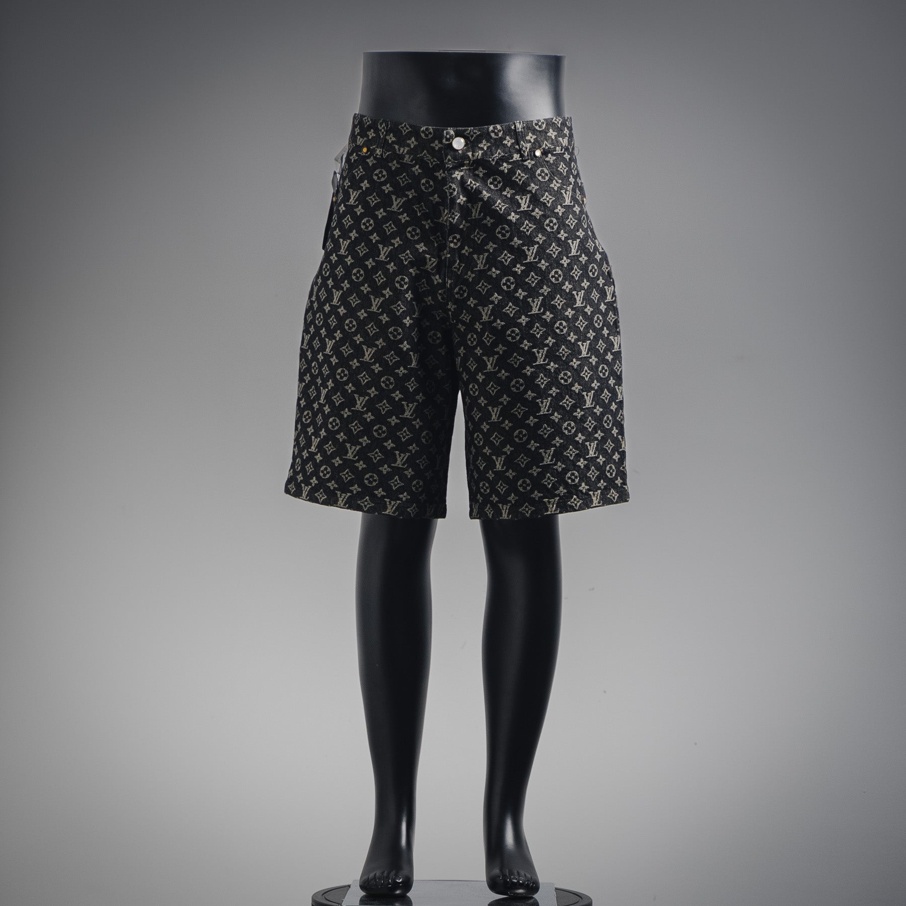 Louis 25ss jacquard denim short