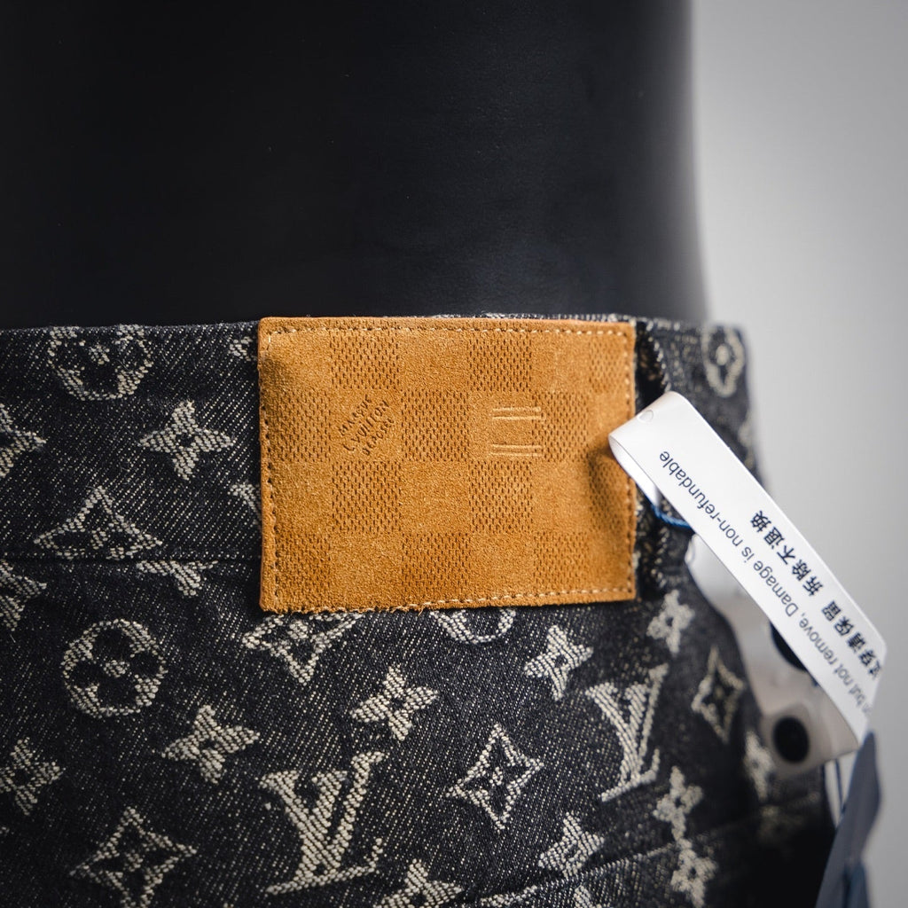 Louis 25ss jacquard denim short