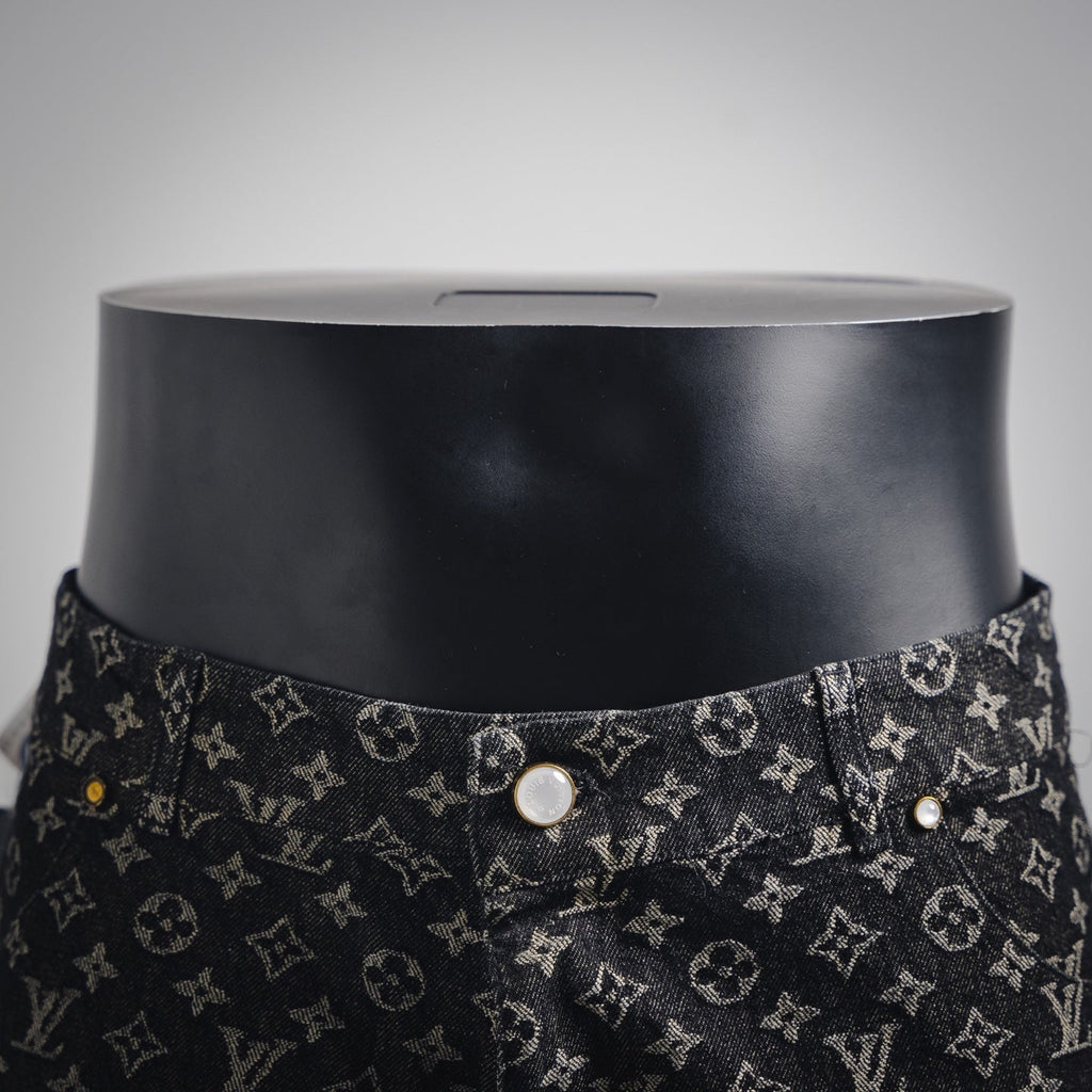 Louis 25ss jacquard denim short