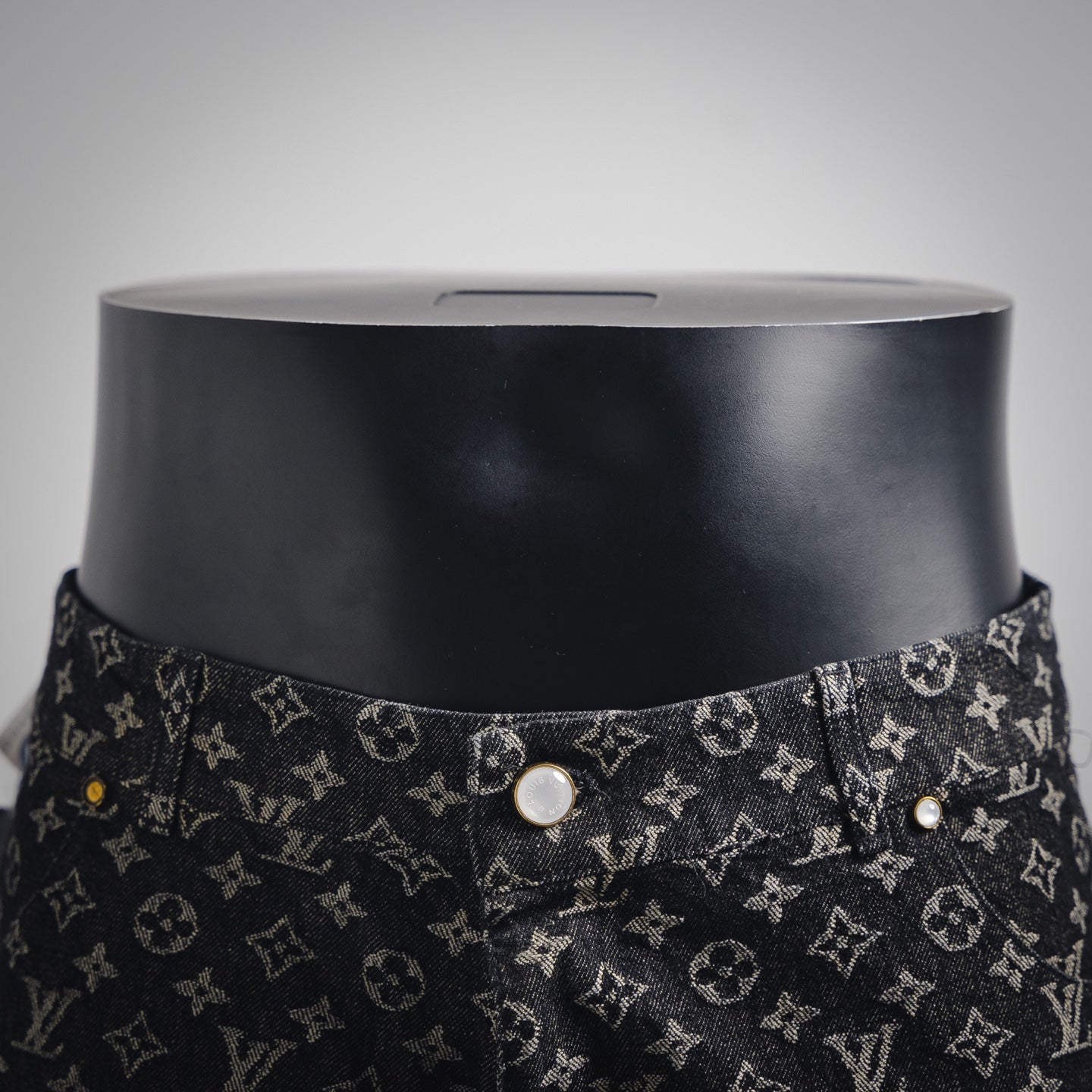 Louis 25ss jacquard denim short