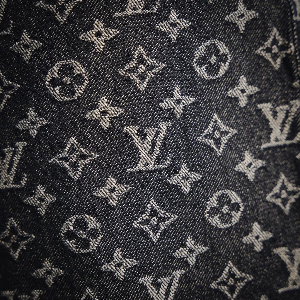 Louis 25ss jacquard denim short