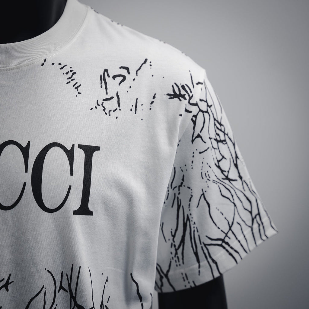 Guc 25ss print t-shirt