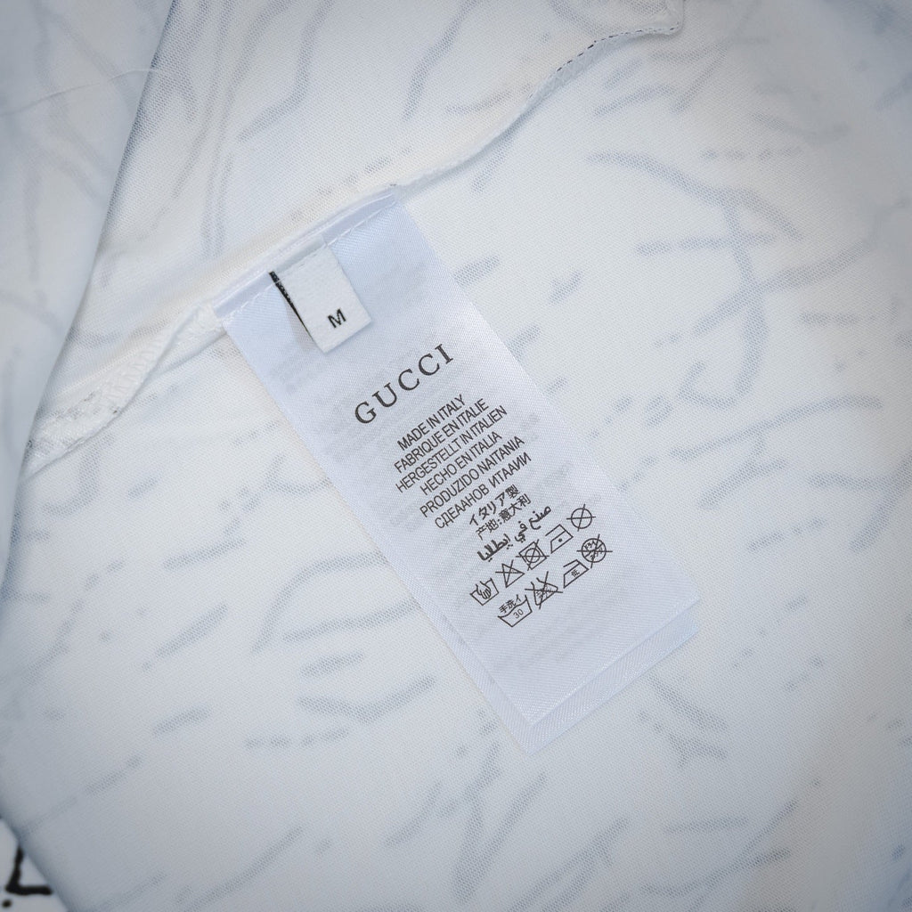 Guc 25ss print t-shirt