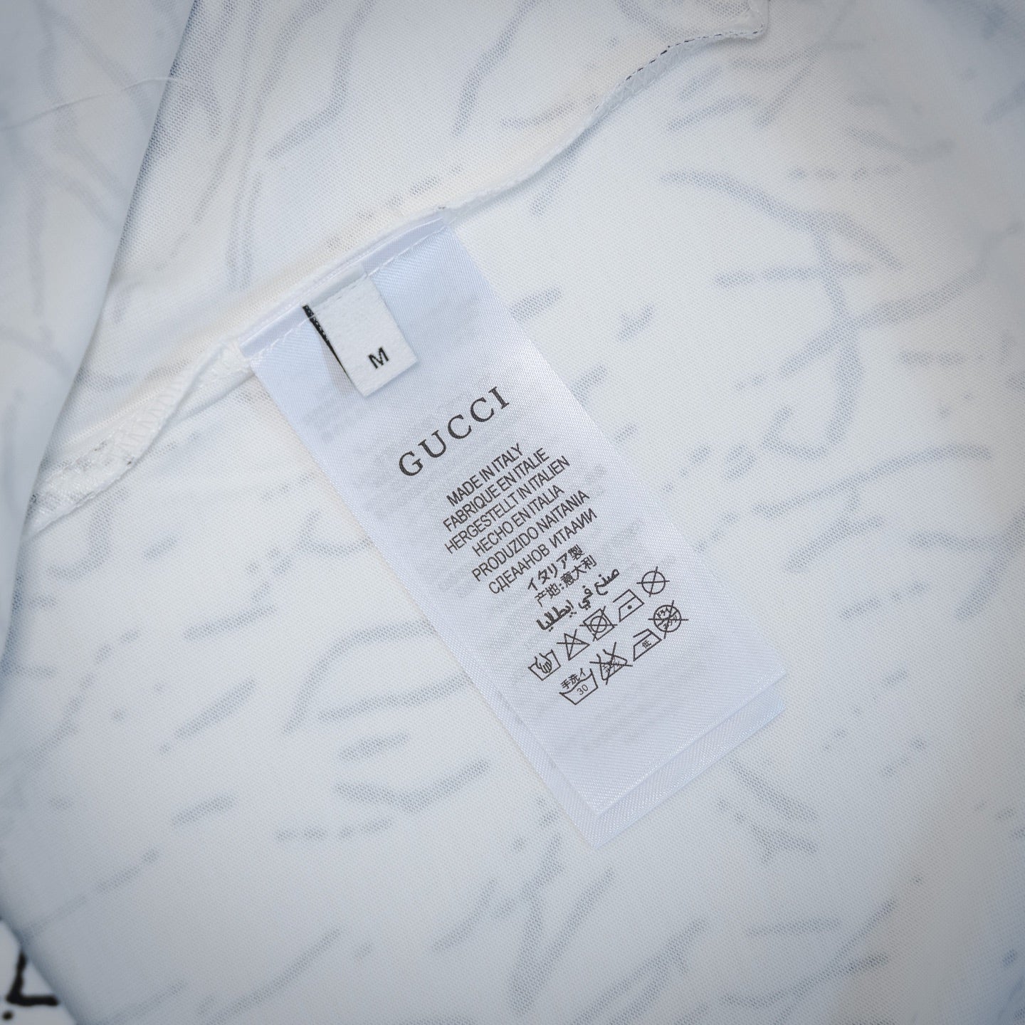 Guc 25ss print t-shirt