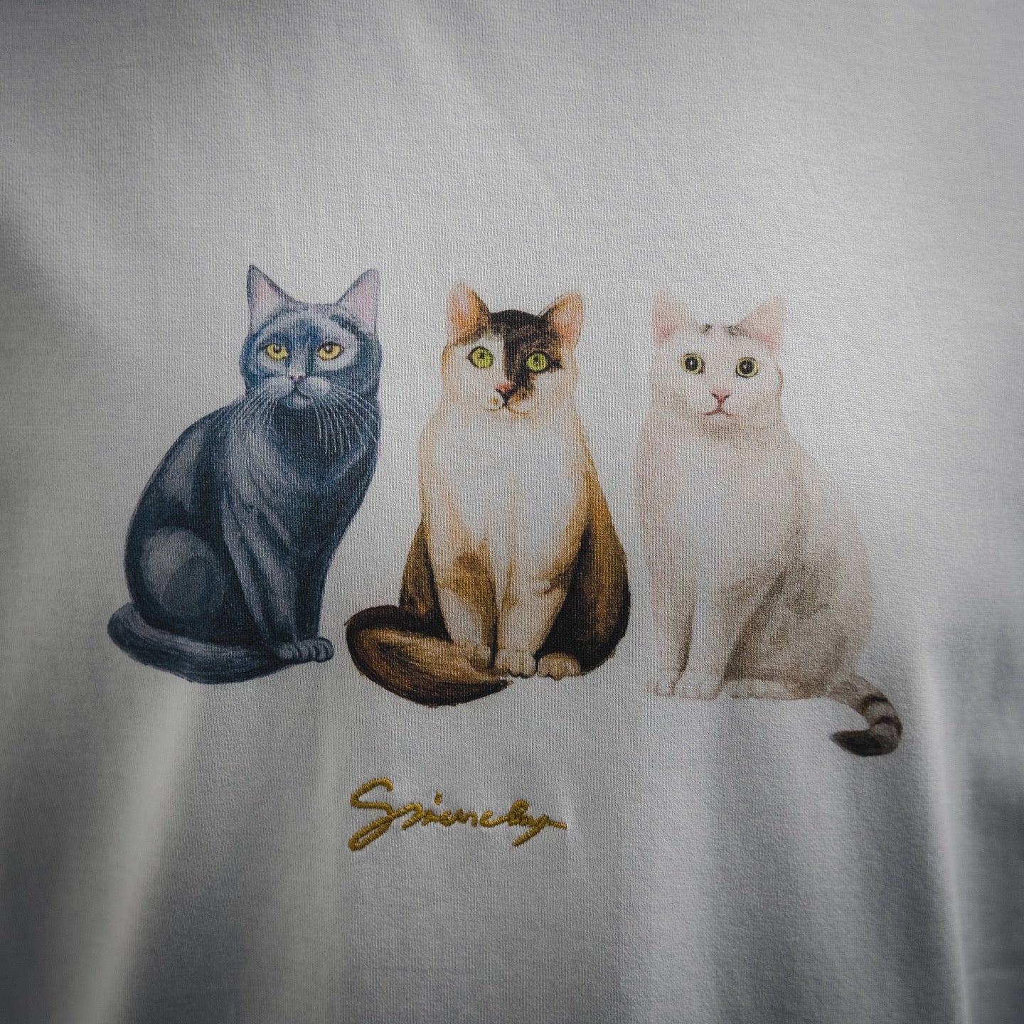 Given 25ss print t-shirt