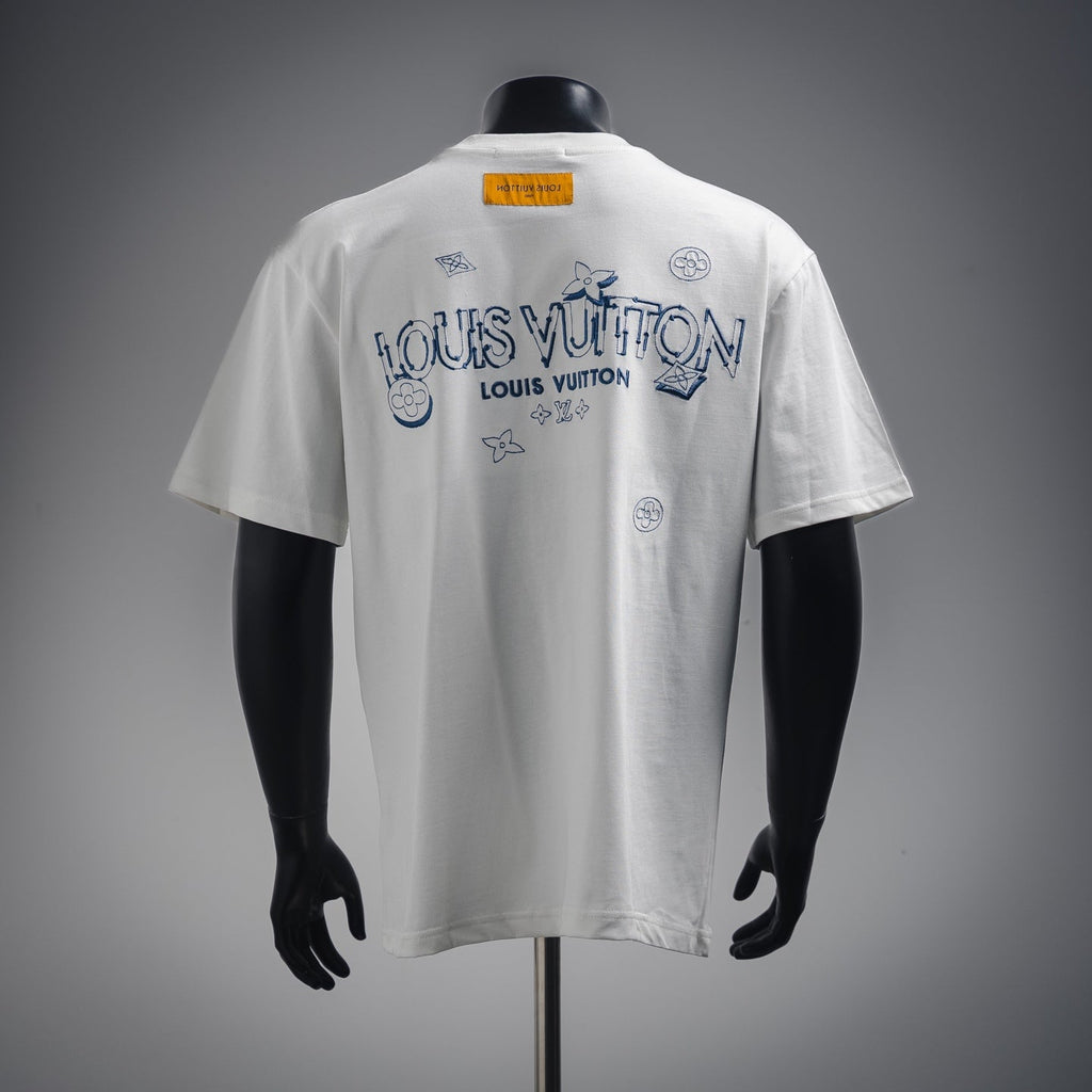 Louis 25ss embroidered t-shirt