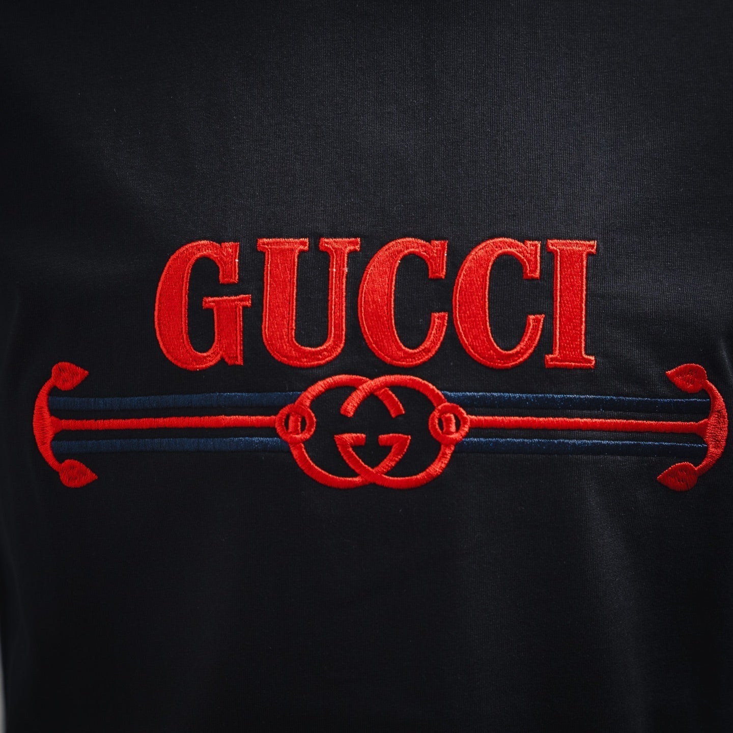 Guc 25ss embroidered t-shirt