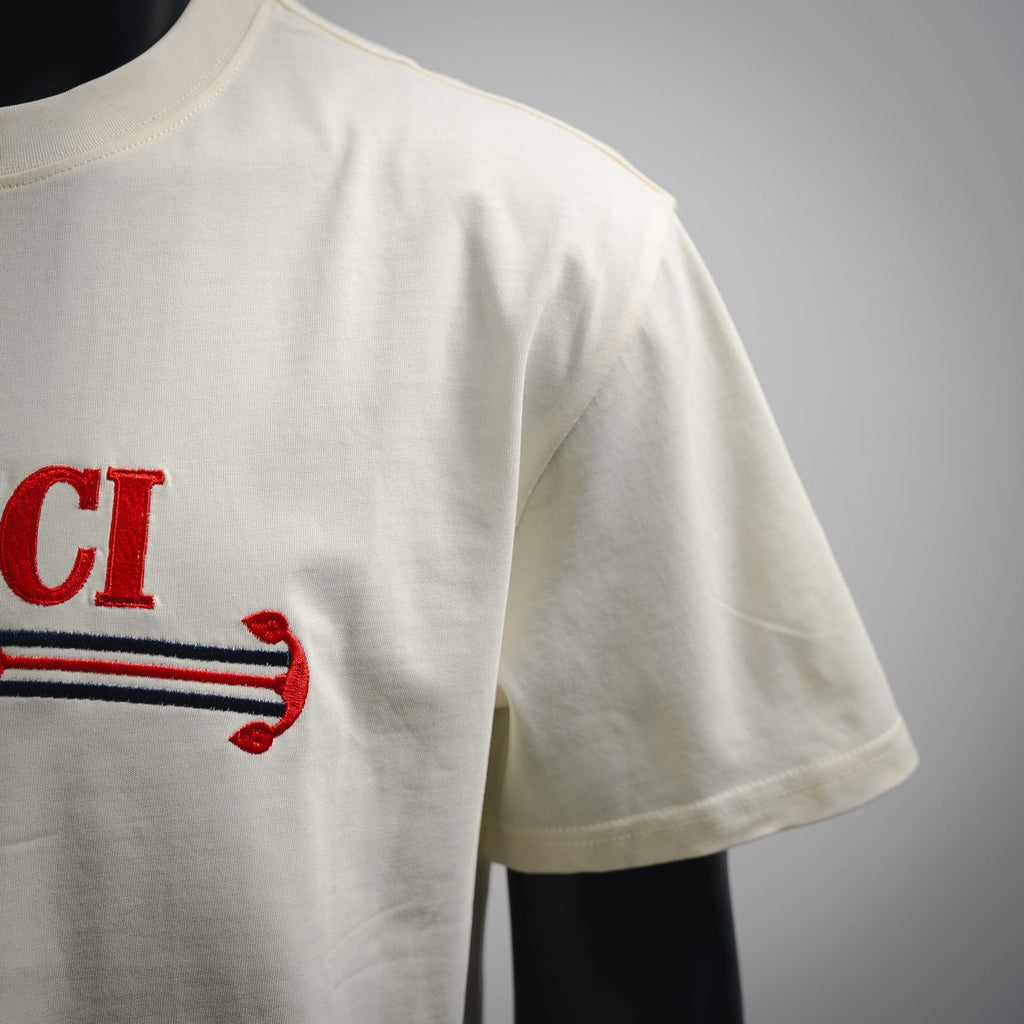 Guc 25ss embroidered t-shirt