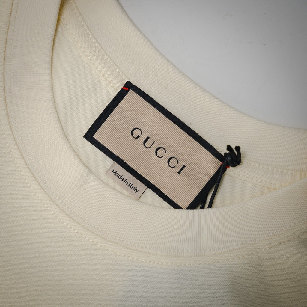 Guc 25ss embroidered t-shirt