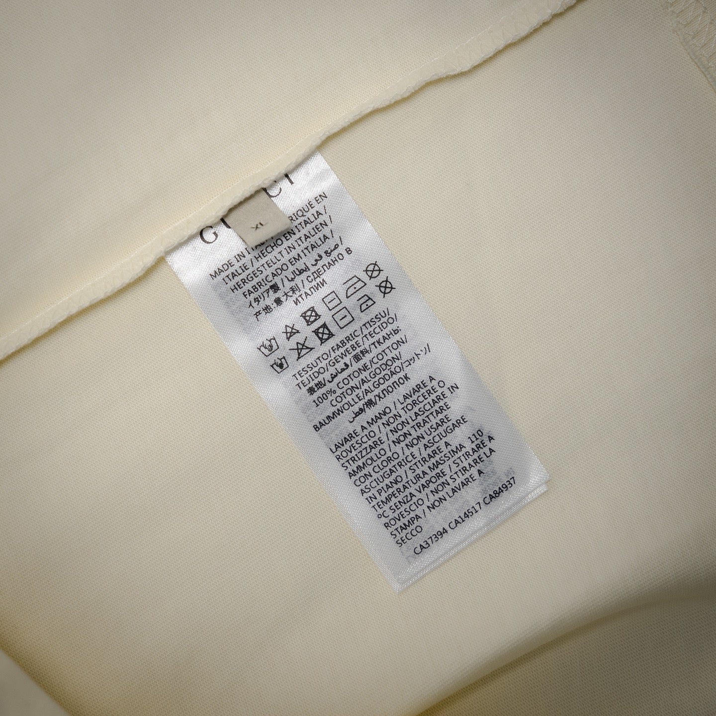 Guc 25ss embroidered t-shirt