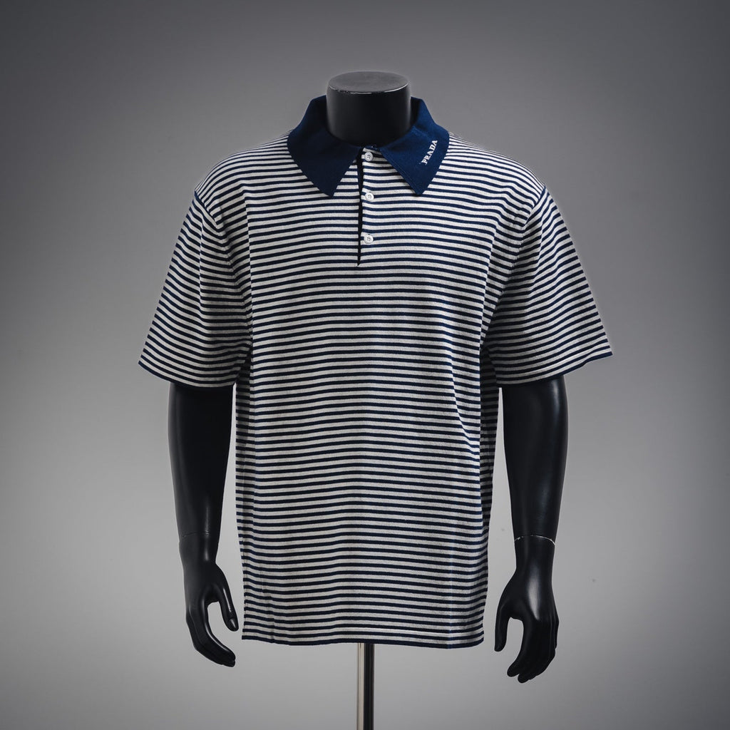 Pra embroidered knit polo