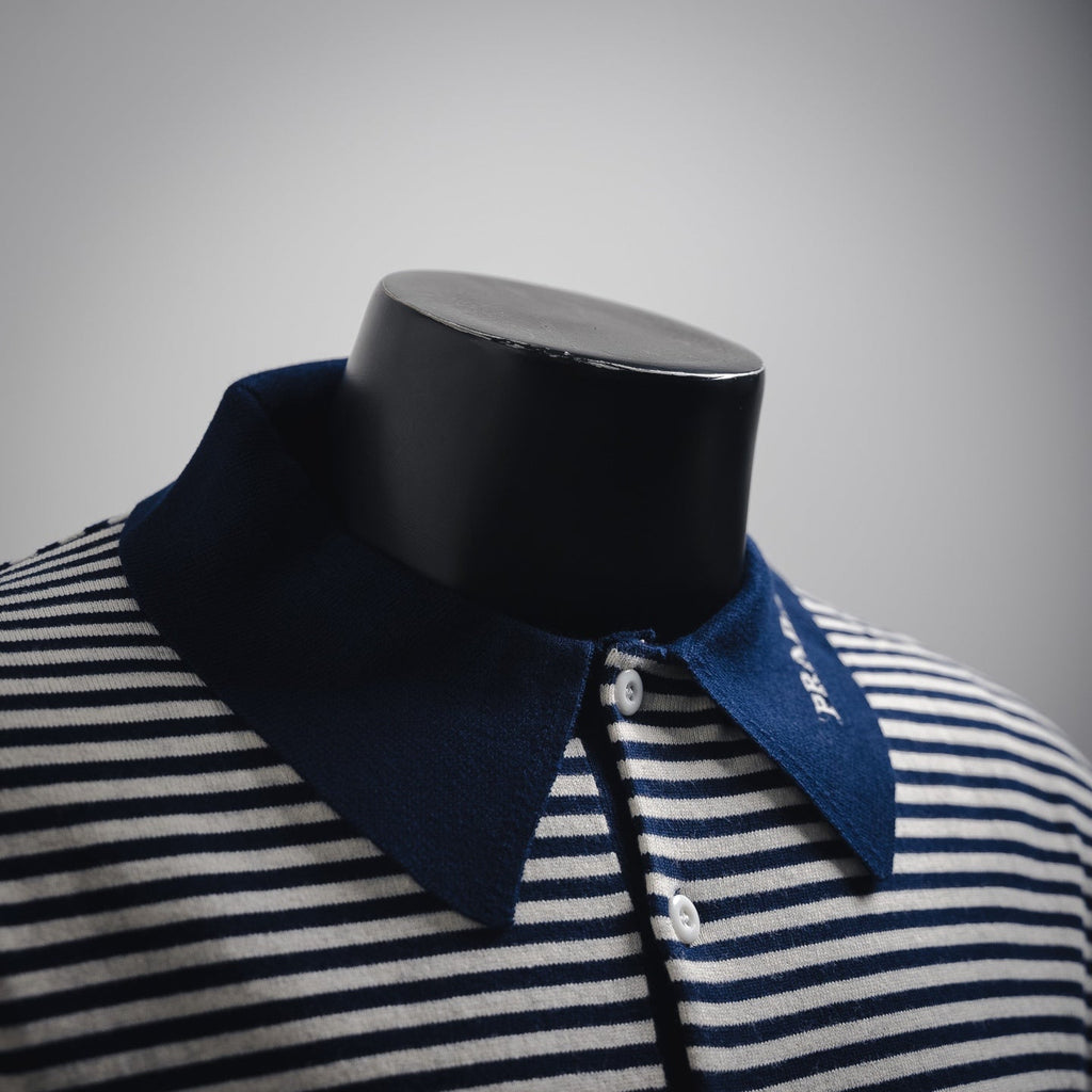 Pra embroidered knit polo