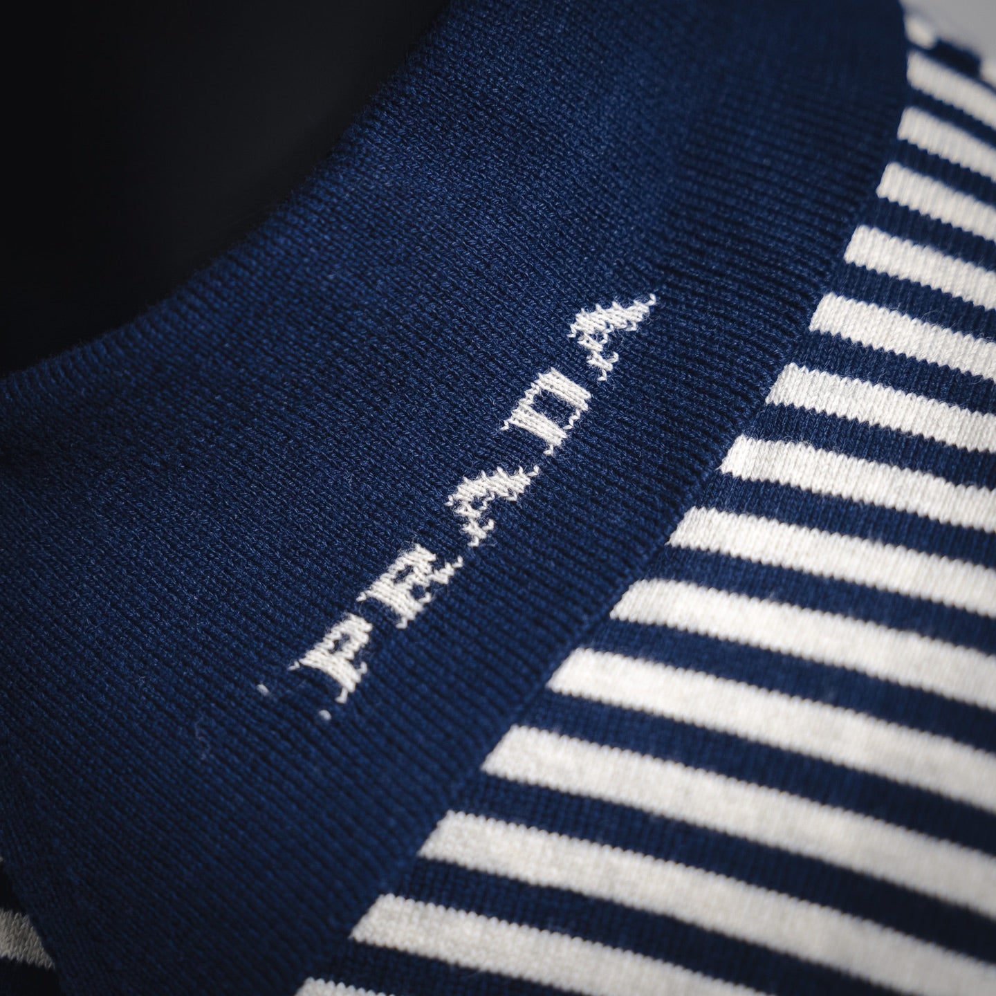 Pra embroidered knit polo