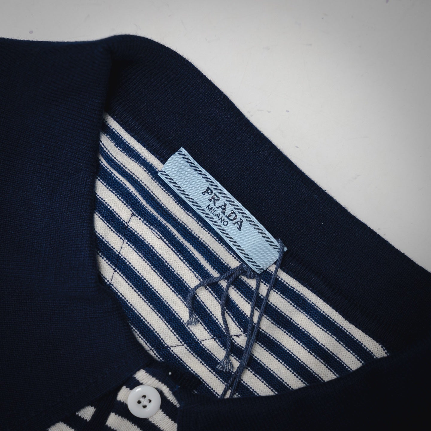 Pra embroidered knit polo