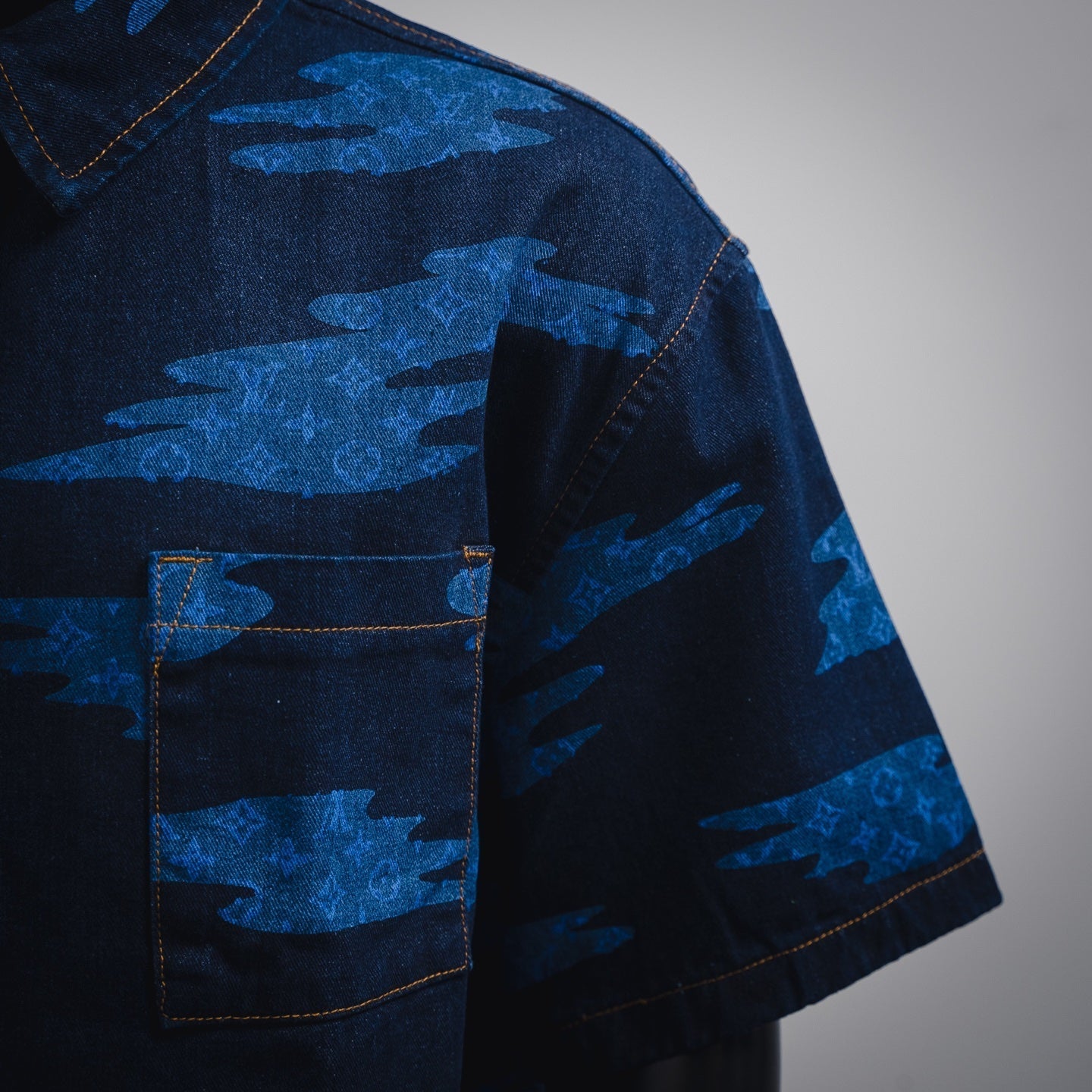 Louis 25ss denim shirt