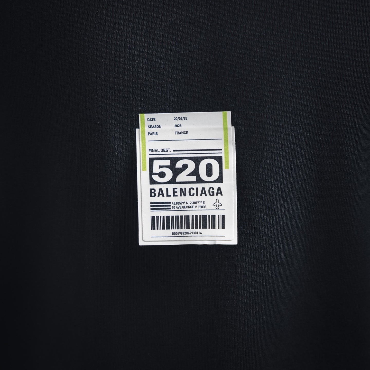 Balen 25ss label t-shirt