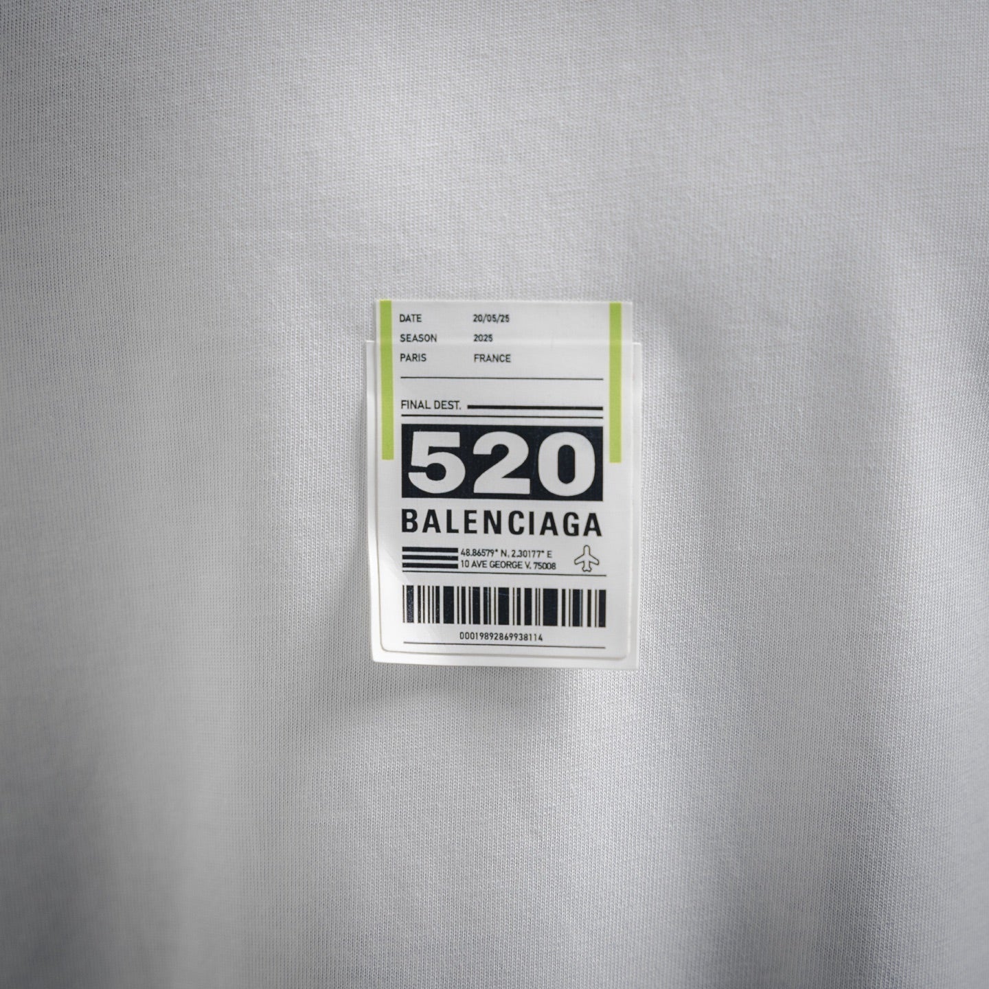 Balen 25ss label t-shirt