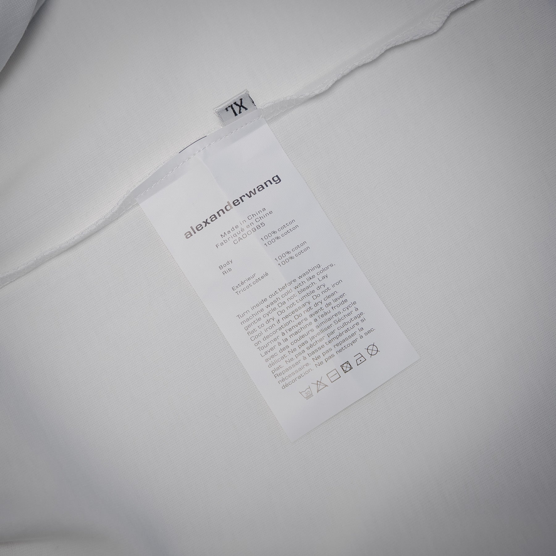 Wang 25ss print t-shirt