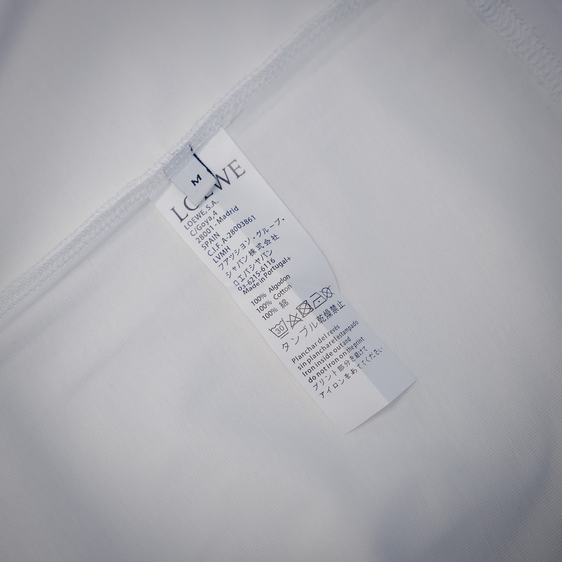 Loe 25ss embossed t-shirt