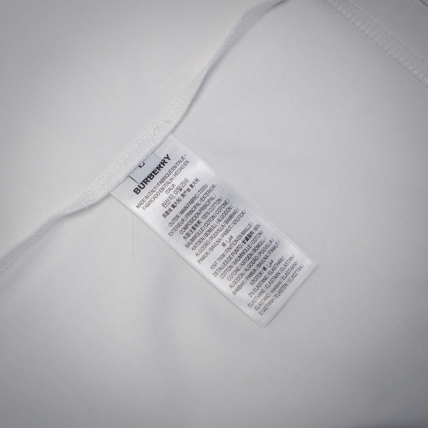 Bur 25ss flocking t-shirt