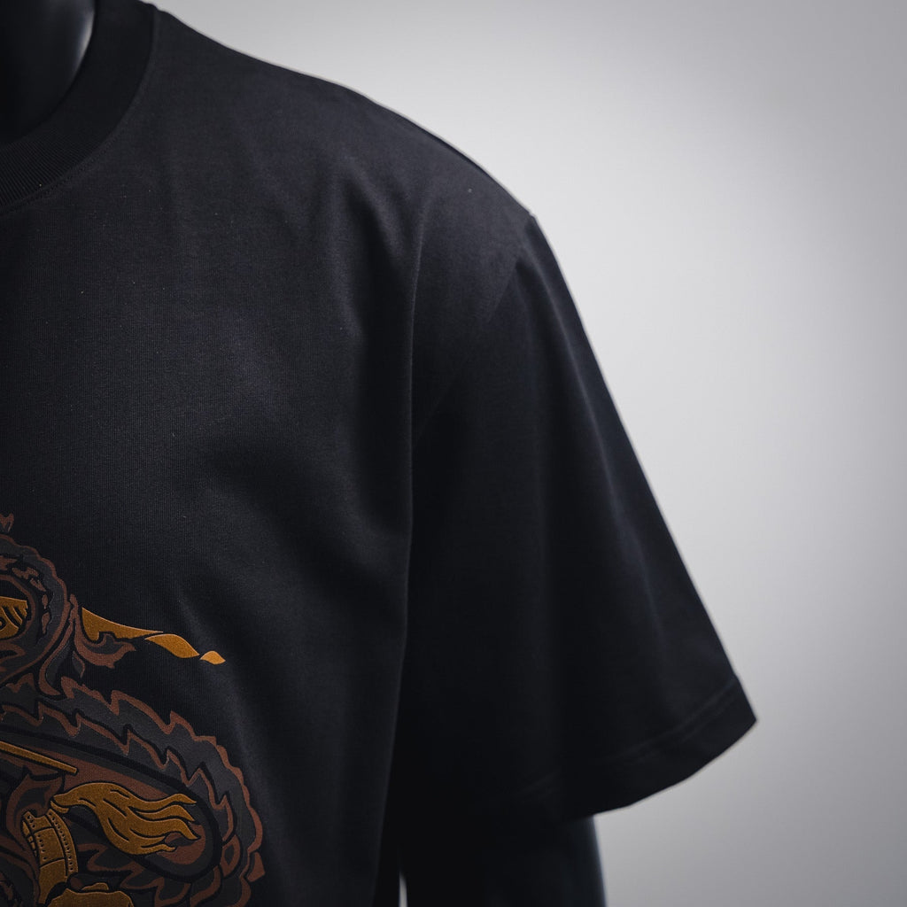 Bur 25ss flocking t-shirt