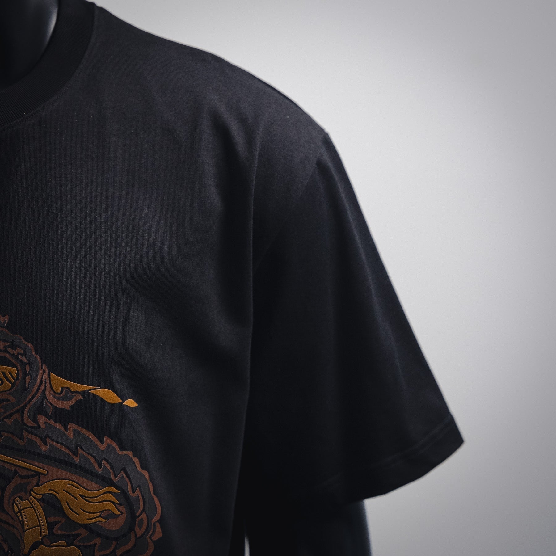 Bur 25ss flocking t-shirt