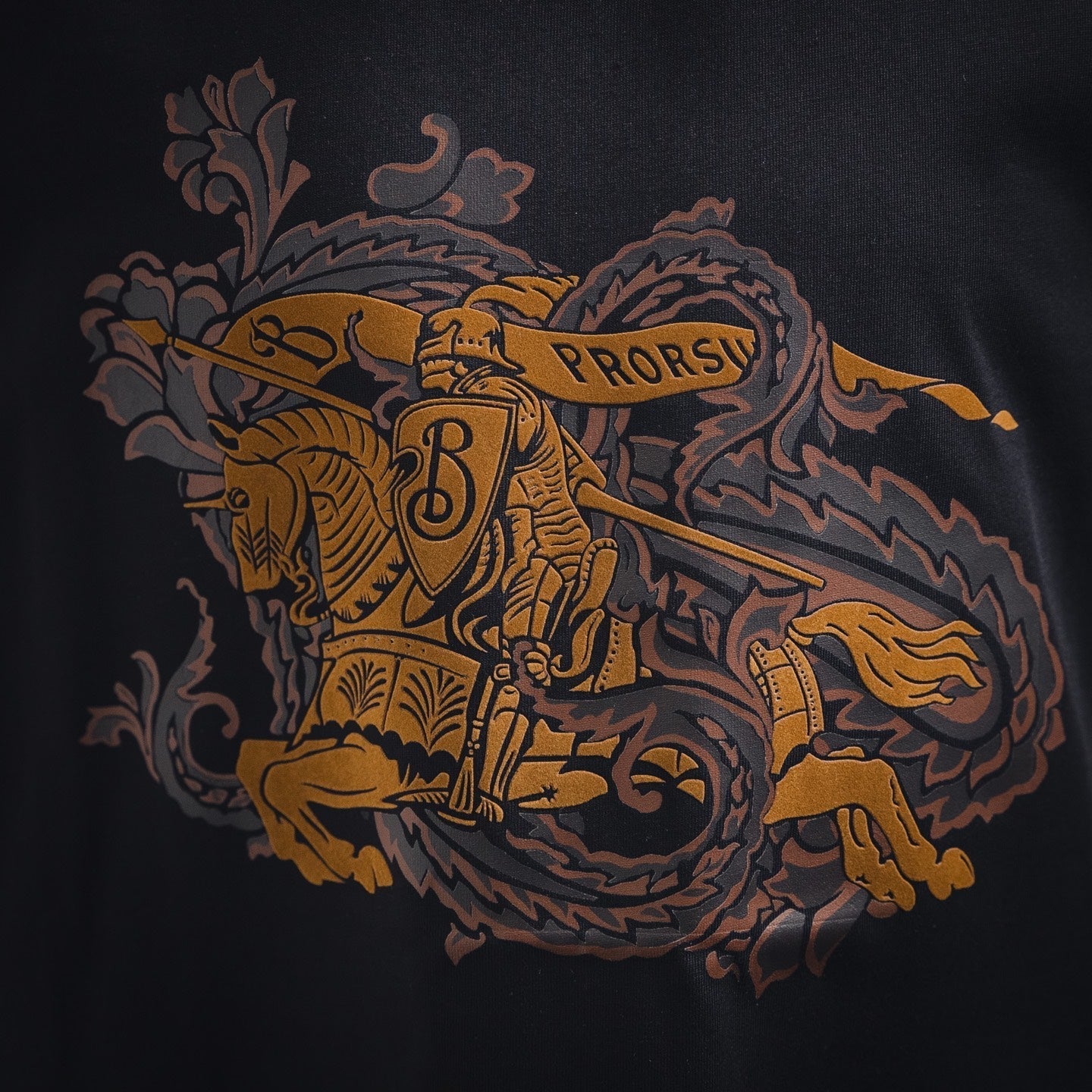 Bur 25ss flocking t-shirt