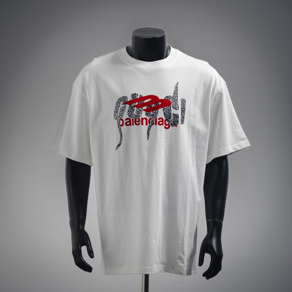 Guc x Balen flocking t-shirt