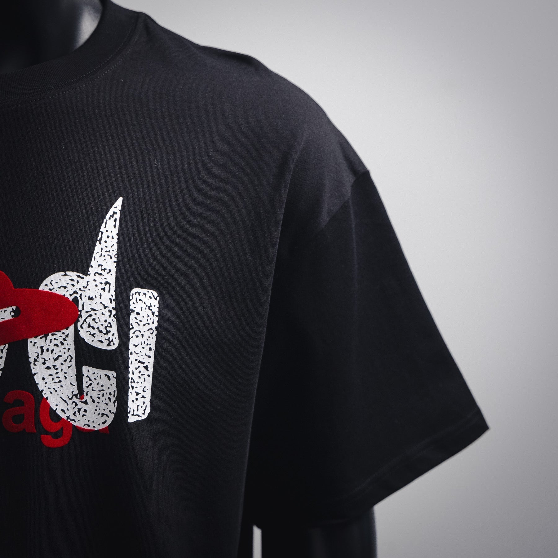 Guc x Balen flocking t-shirt