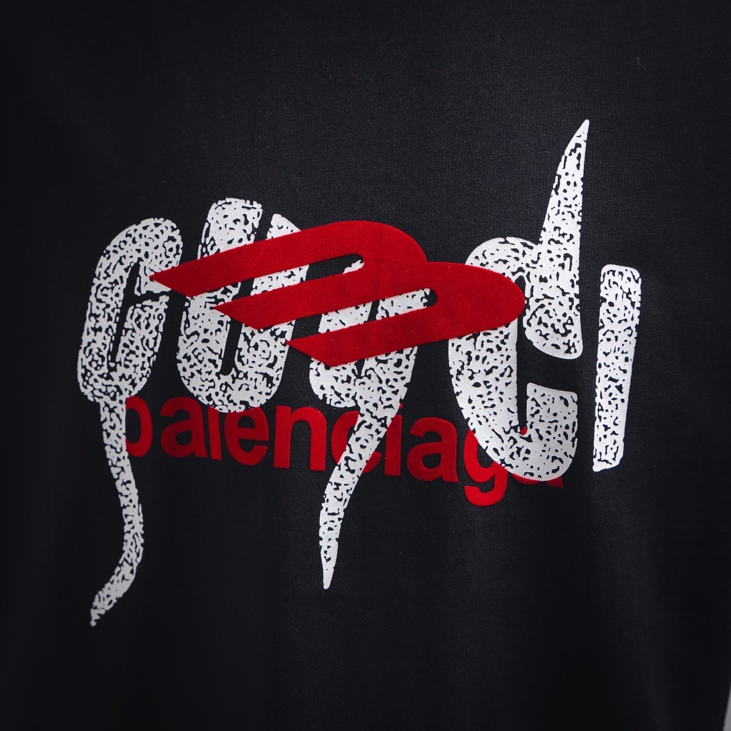 Guc x Balen flocking t-shirt