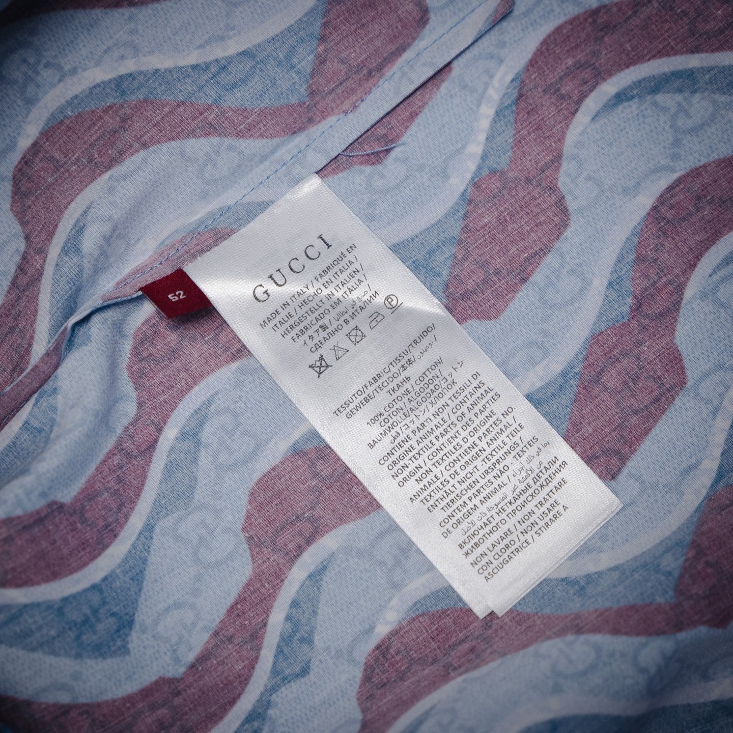 Guc 25ss print shirt