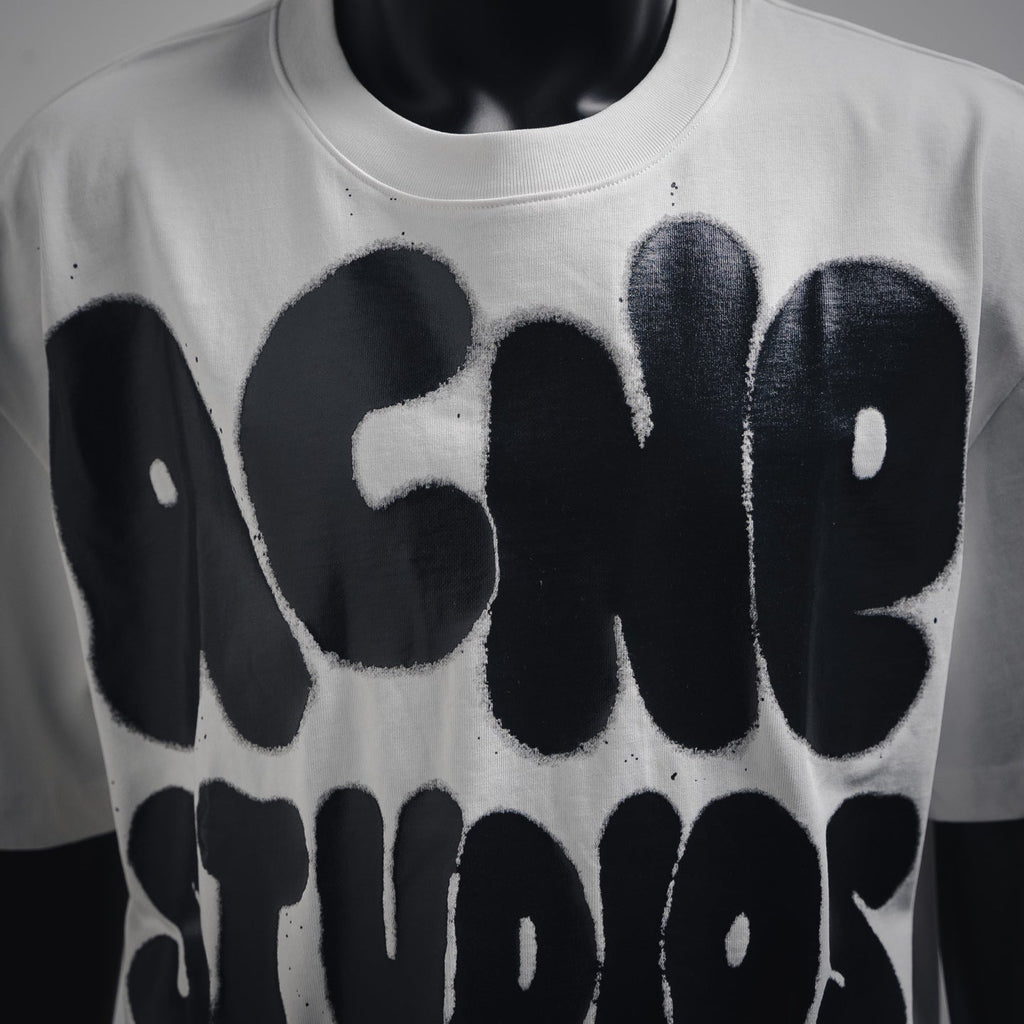 acne 25ss print t-shirt