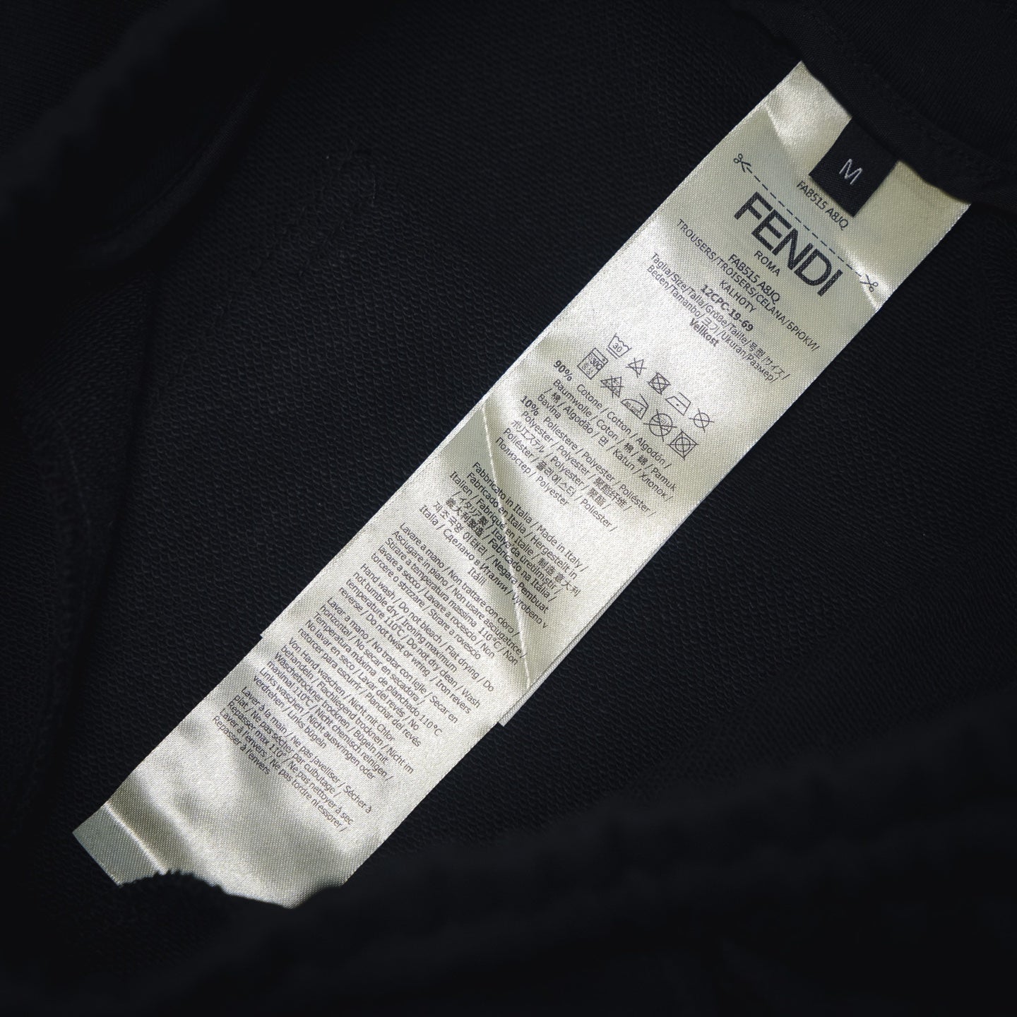 Fend 25ss embroidered short