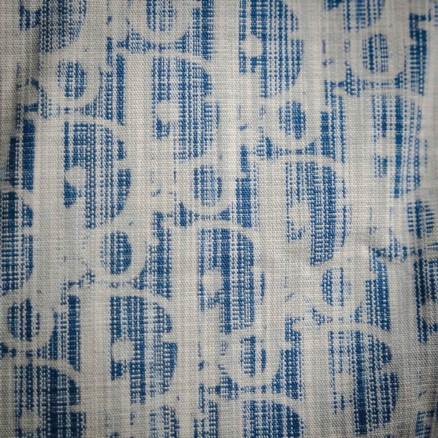 Dio 25ss jacquard denim shirt