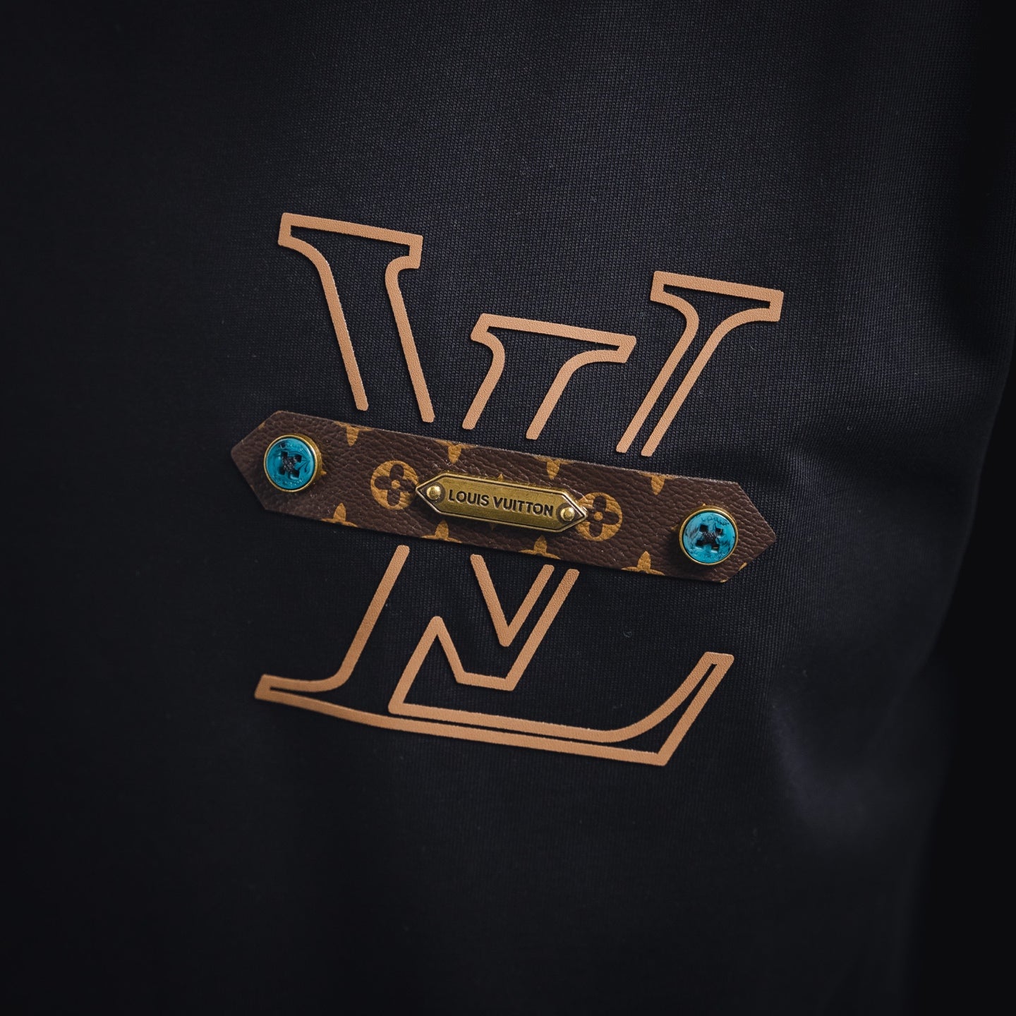 Louis 25ss patchwork t-shirt