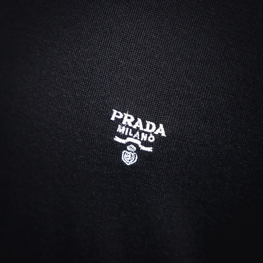 Pra 25ss knit embroidered t-shirt