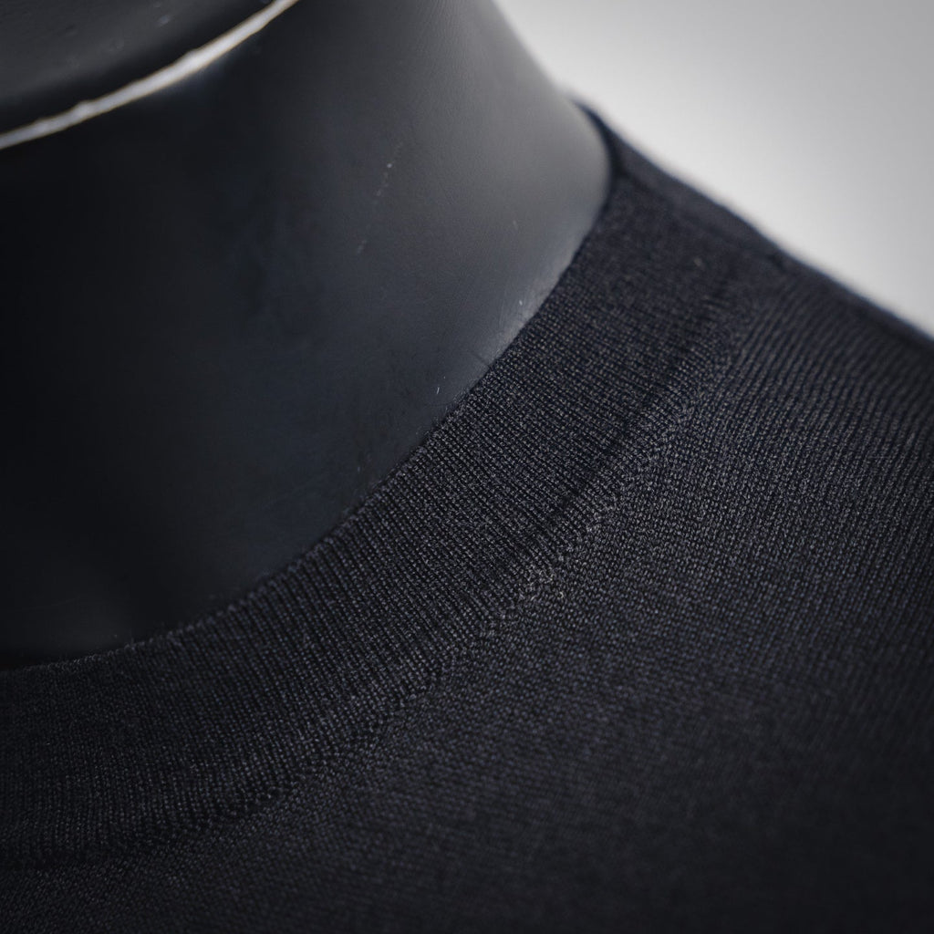 Pra 25ss knit embroidered t-shirt