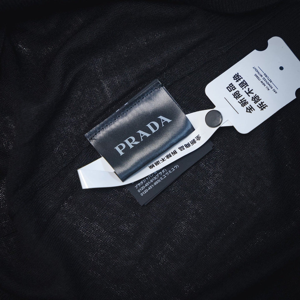 Pra 25ss knit embroidered t-shirt