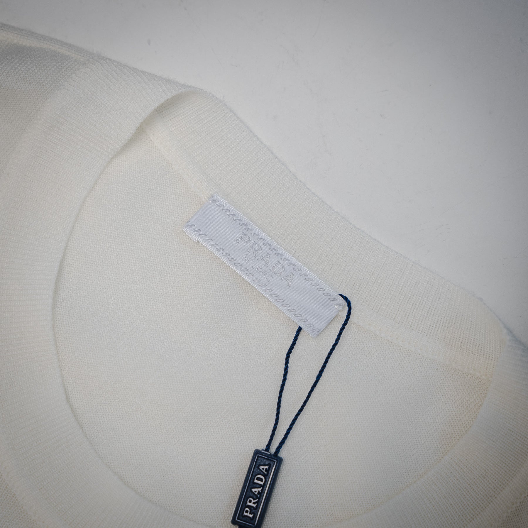 Pra 25ss knit embroidered t-shirt