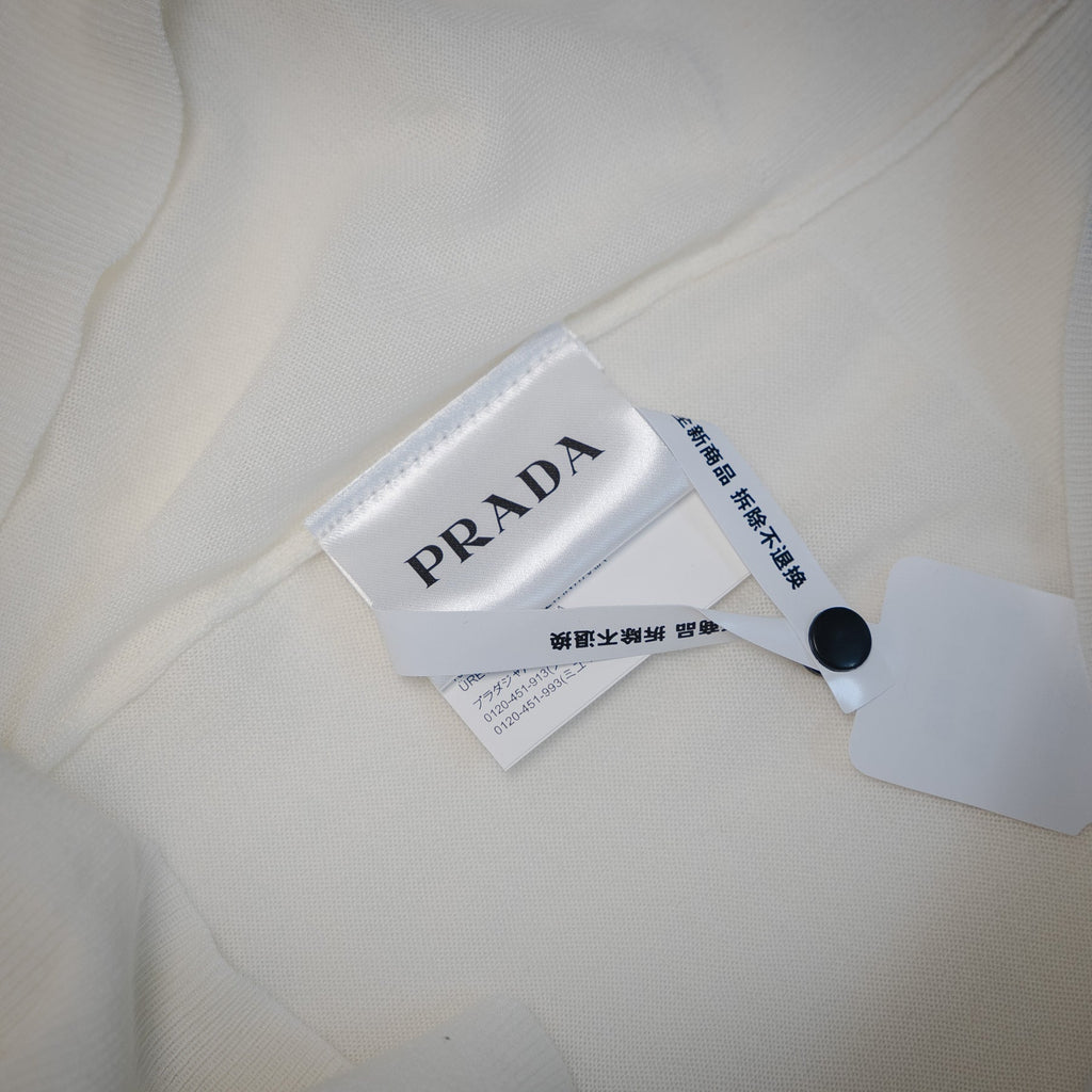 Pra 25ss knit embroidered t-shirt