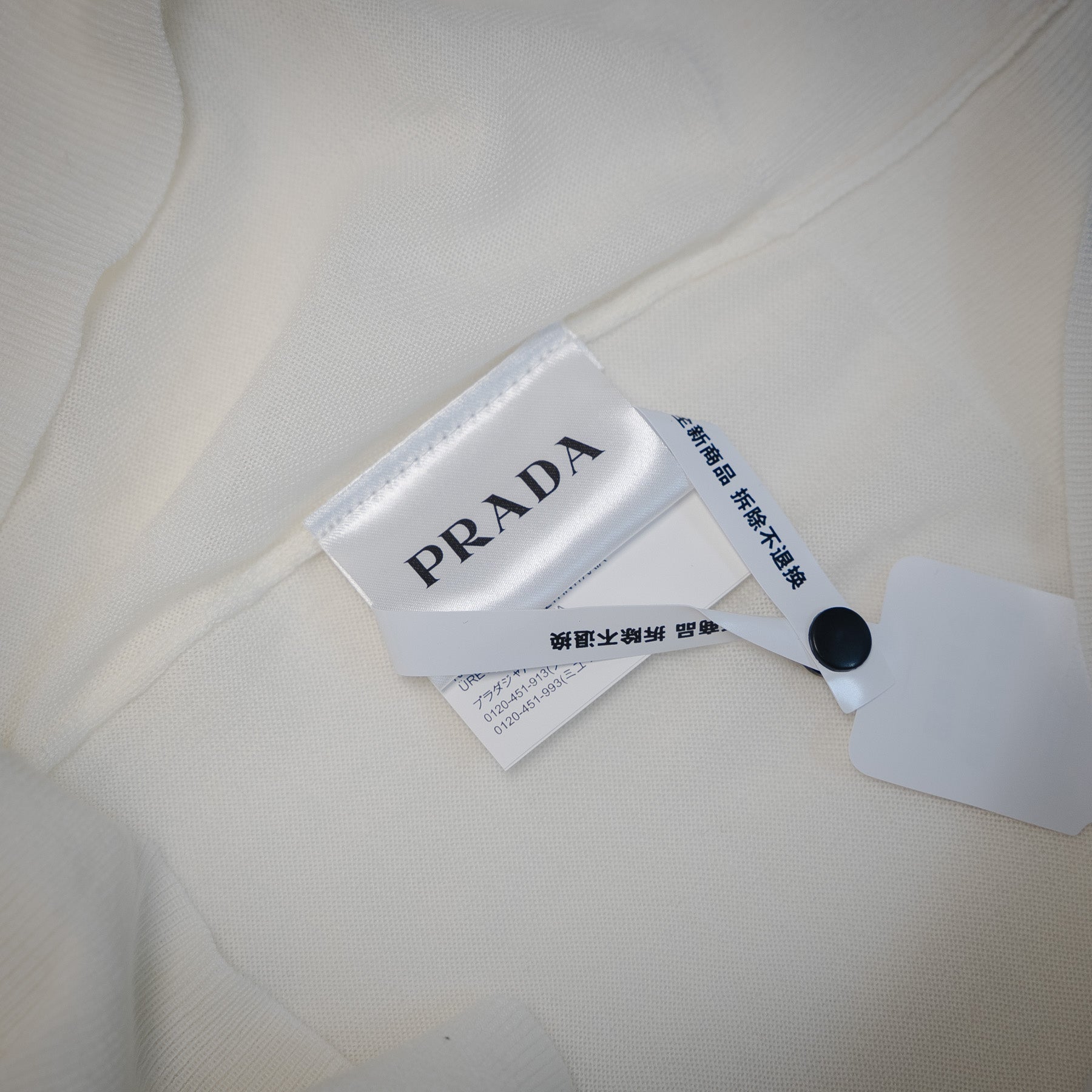 Pra 25ss knit embroidered t-shirt