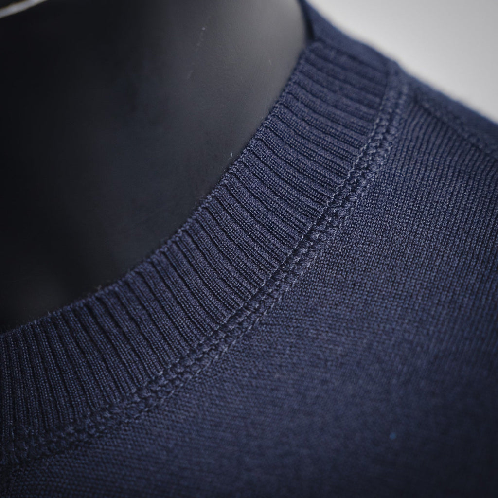 Pra 25ss jacquard knit t-shirt