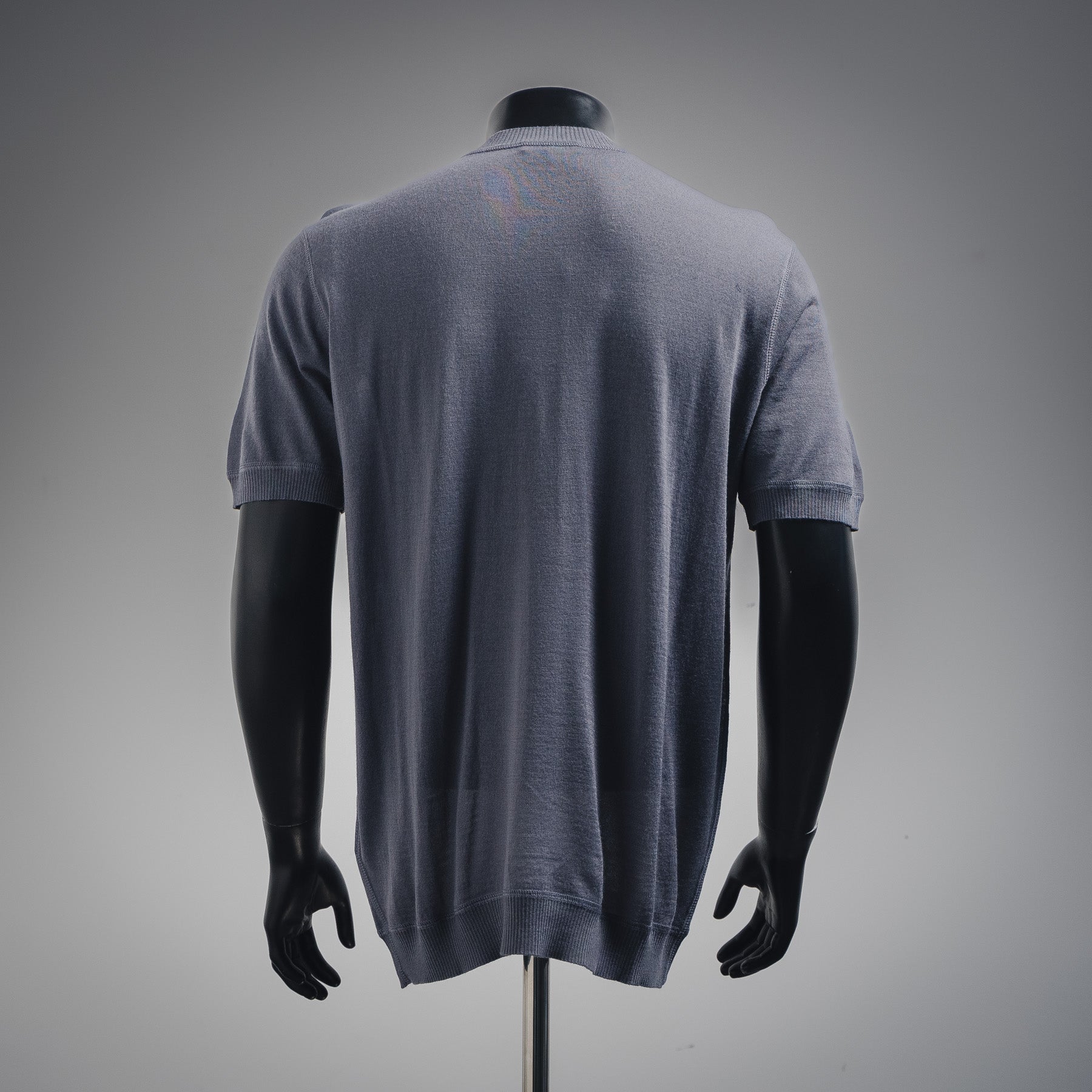 Pra 25ss jacquard knit t-shirt