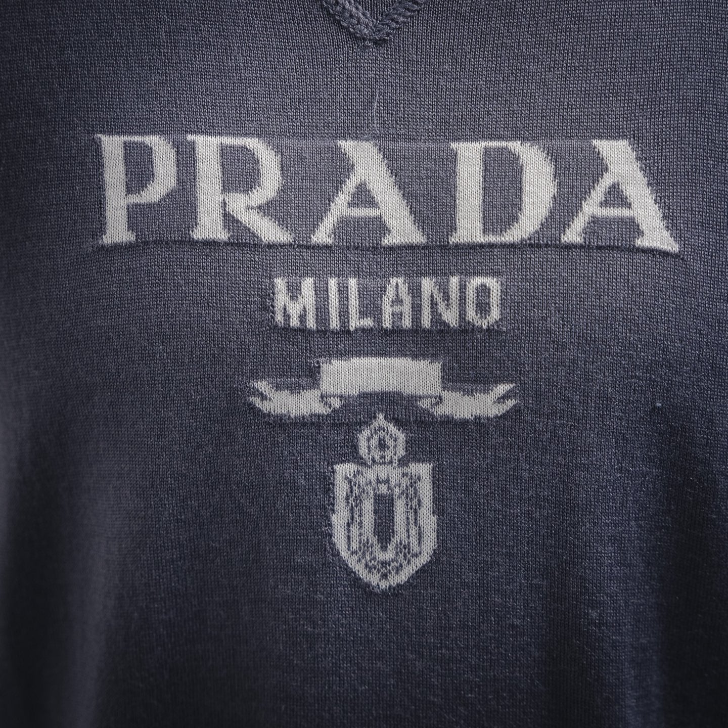 Pra 25ss jacquard knit t-shirt