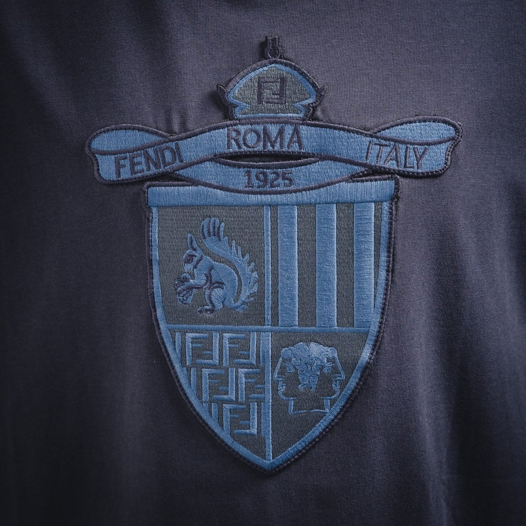 Fen 25ss embroidered t-shirt
