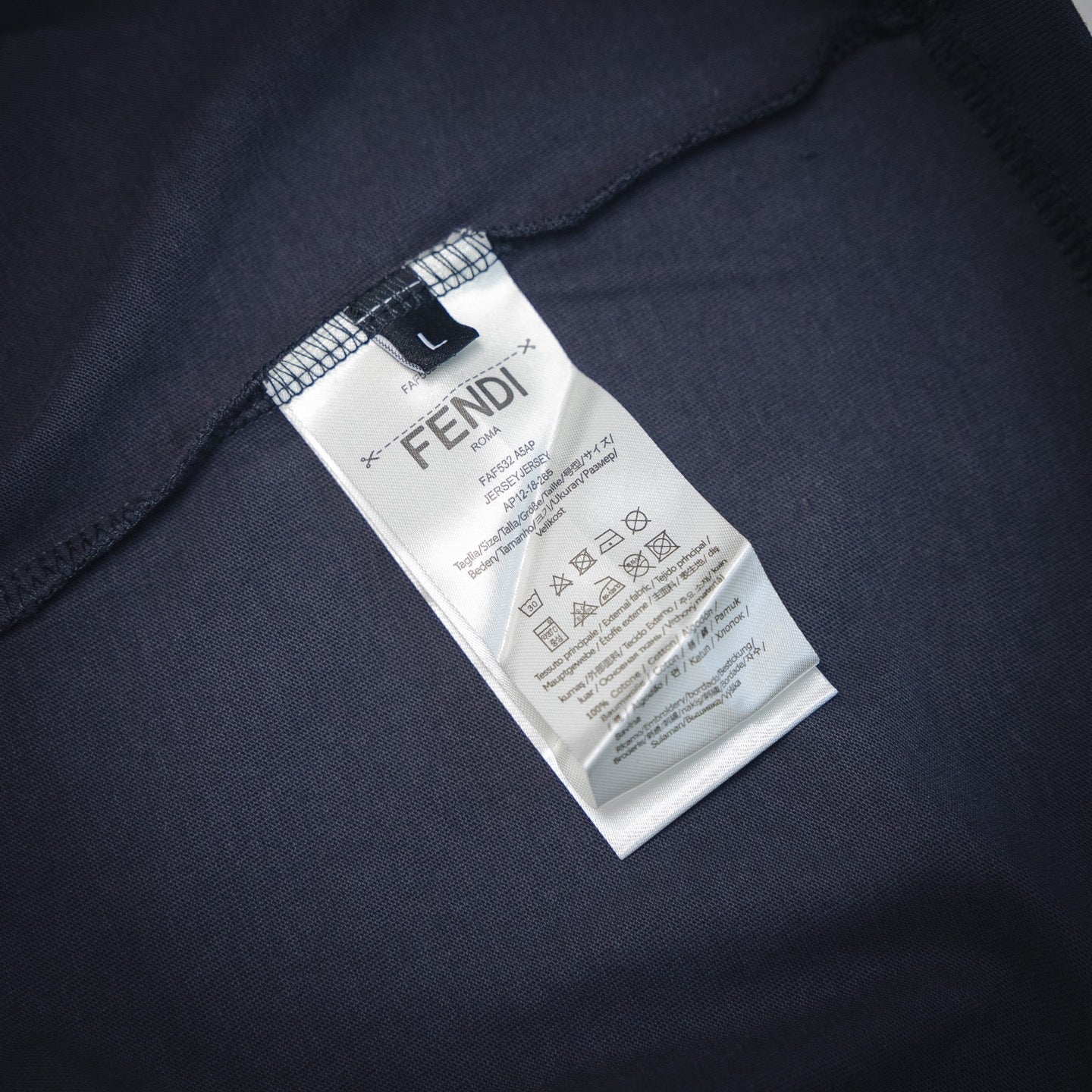 Fen 25ss embroidered t-shirt