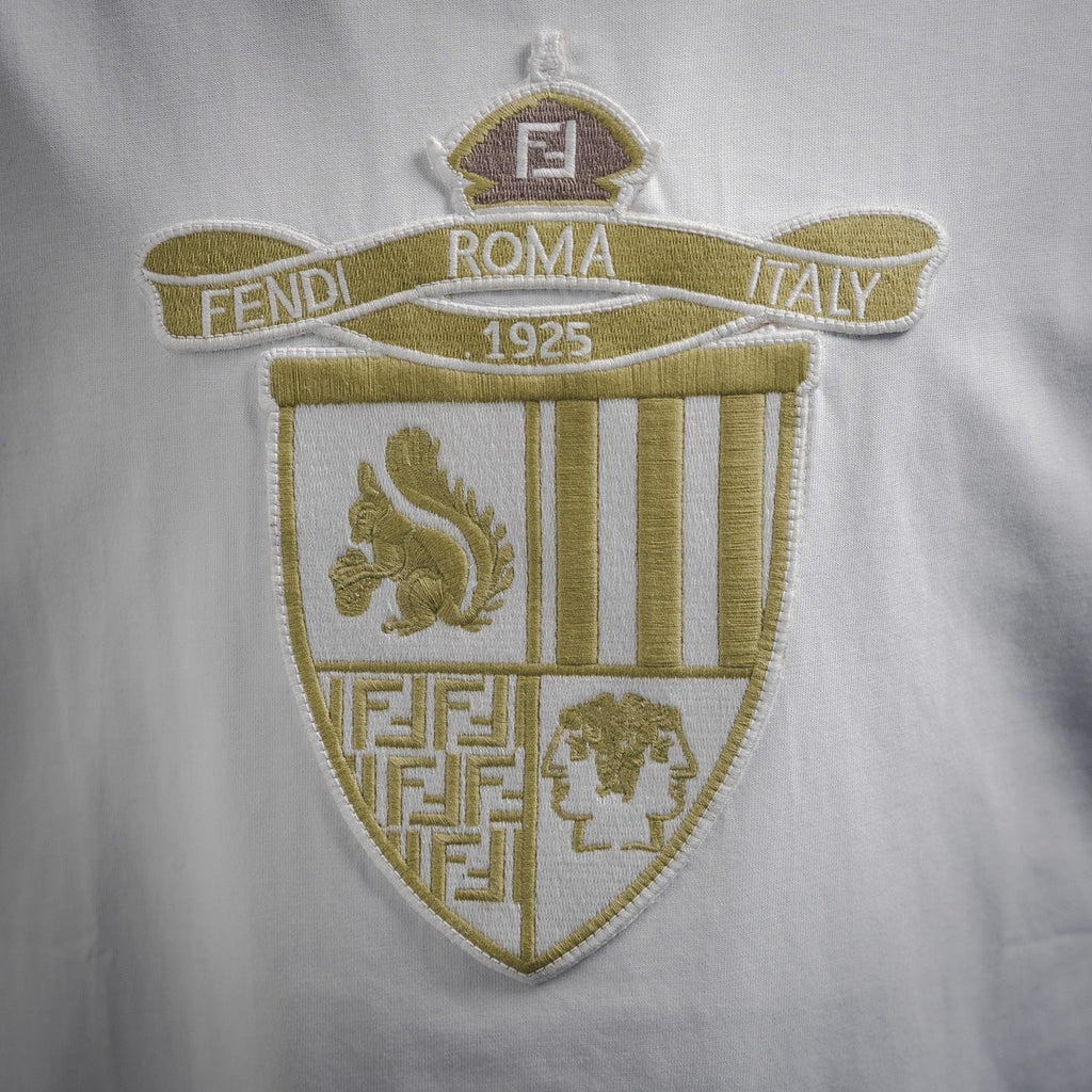 Fen 25ss embroidered t-shirt
