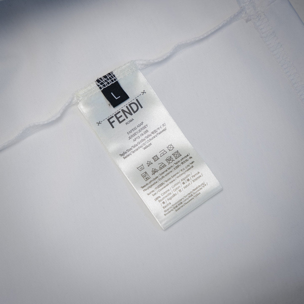 Fen 25ss embroidered t-shirt